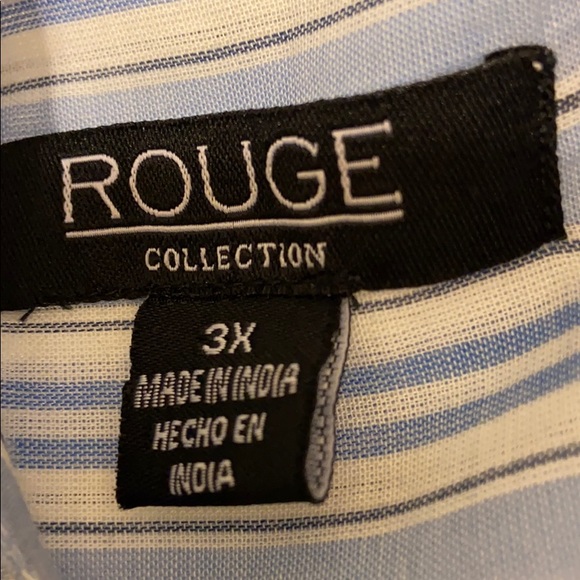 Rouge blouse size 3x. NWOT - Picture 6 of 6